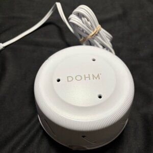 YogaSleep White DohmUNO White Noise Sound Machine Portable Fan Sleep Hygiene EUC